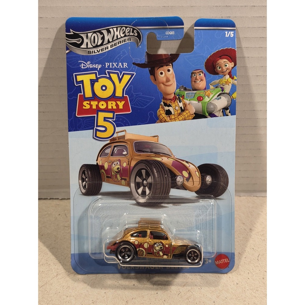 Hot Wheels Silver Series Disney Pixar Toy Story Slinky Dog VW Volkswagen Beetle
